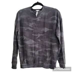 Athleta grey camouflage sweater Size XS